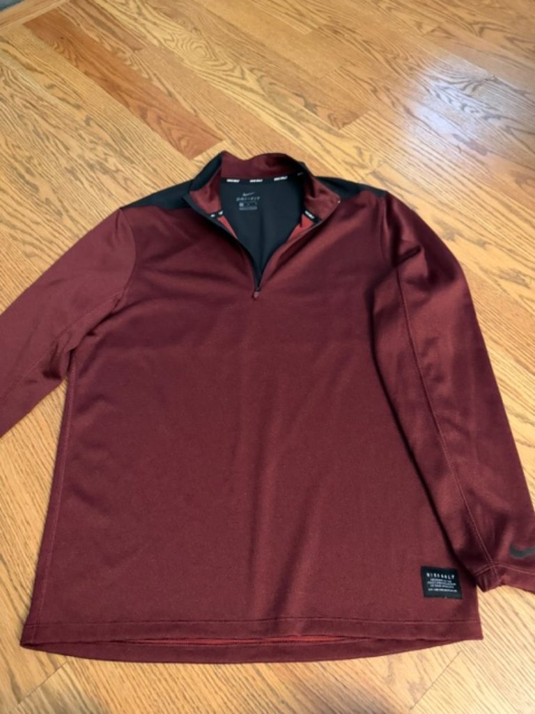 Nike Golf Thermafit Quarterzip Pullover Size Mens L